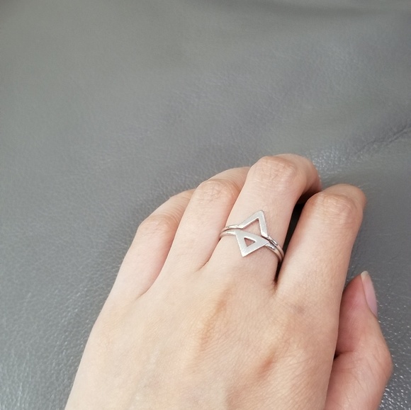 Wanderlust & Co Set of 2 Silver Rings - Picture 3 of 6